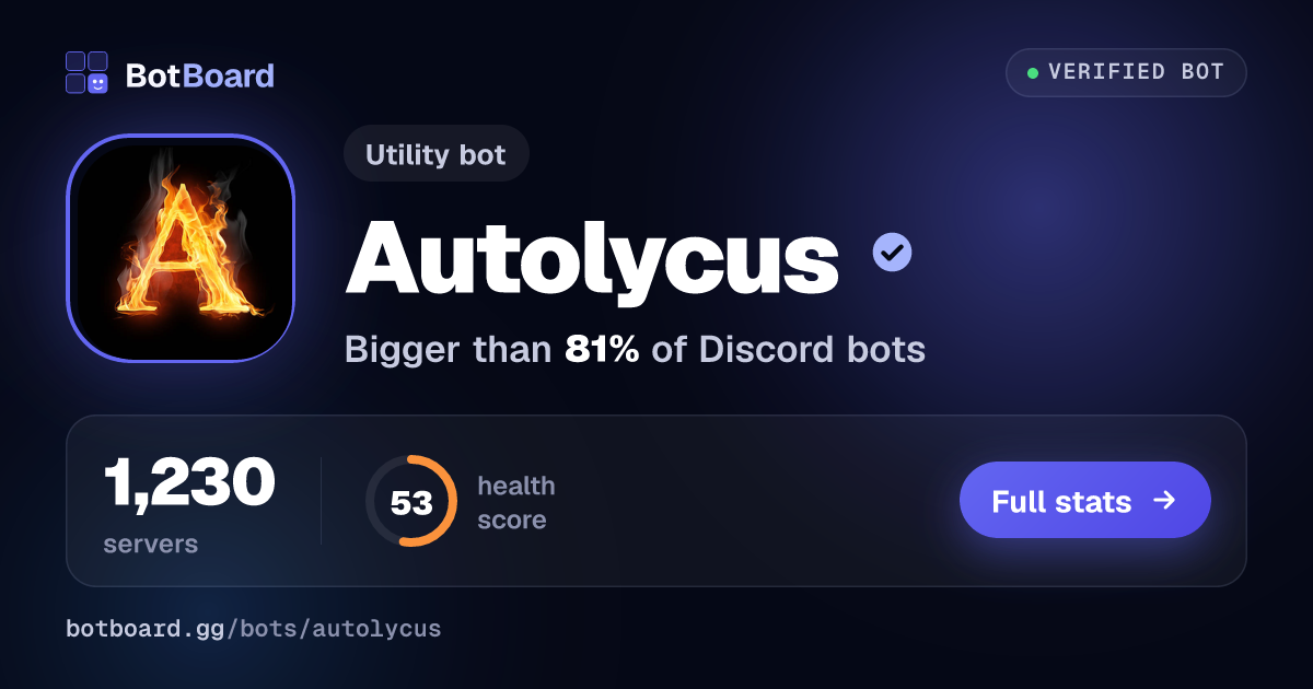 Share card for Autolycus