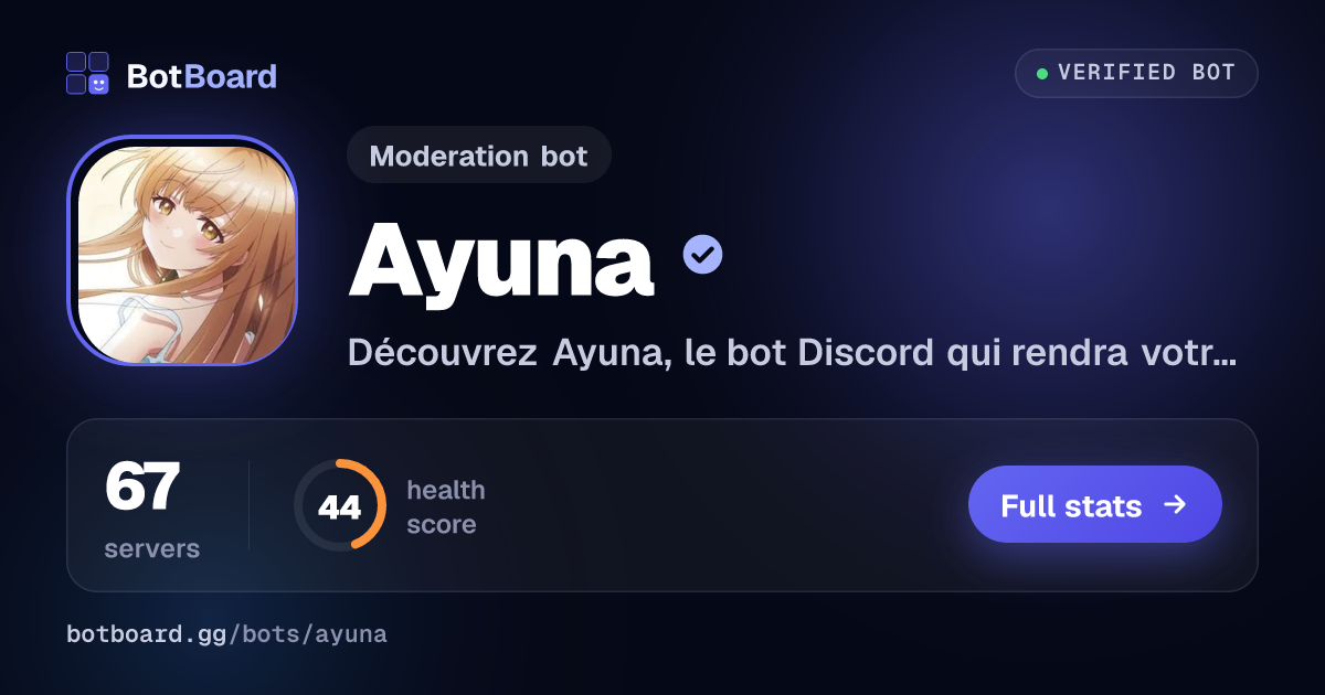 Share card for Ayuna
