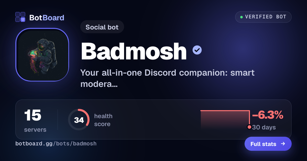 Share card for Badmosh