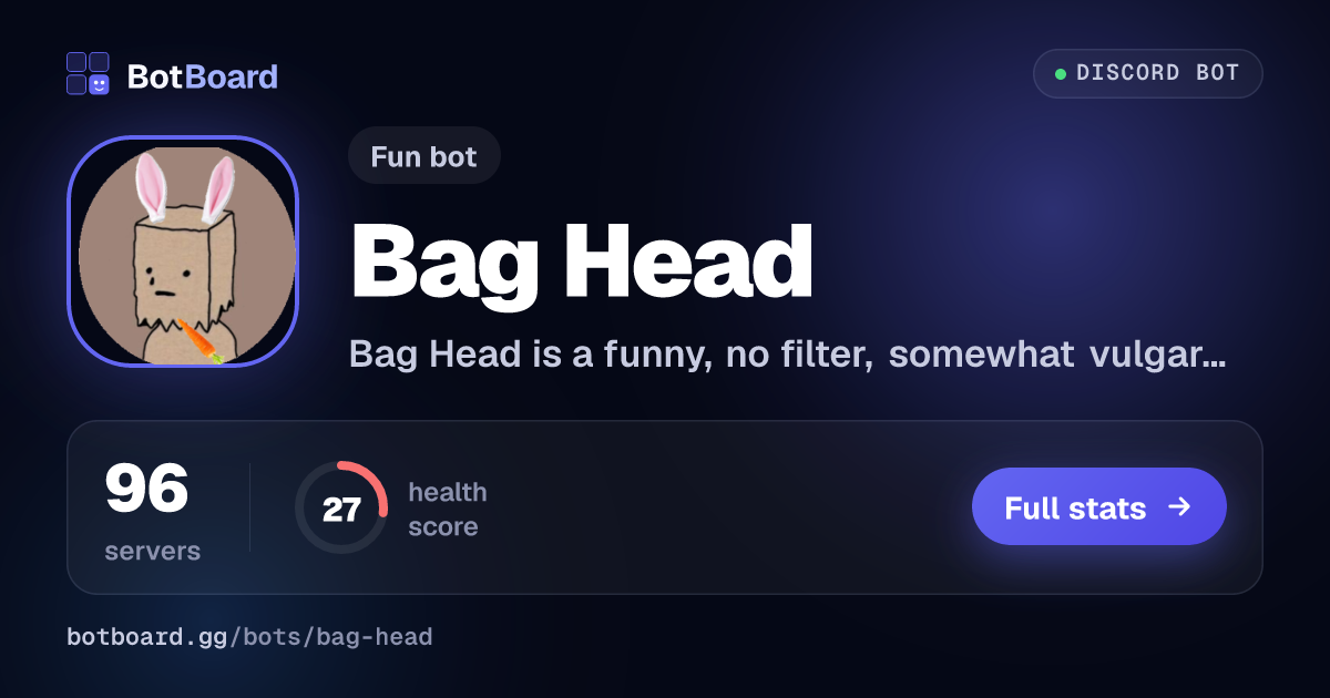 Share card for Bag Head