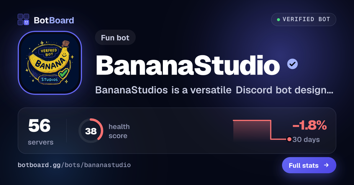 Share card for BananaStudio™