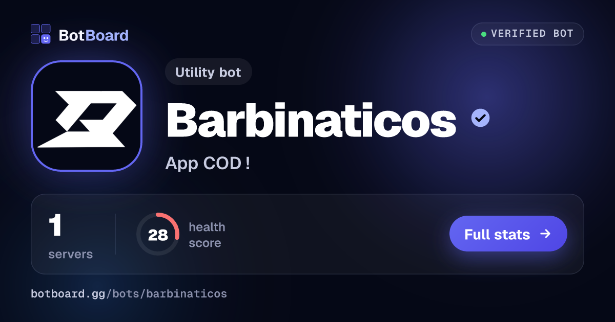 Share card for Barbinaticos