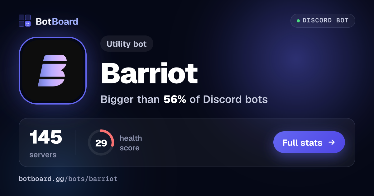 Share card for Barriot