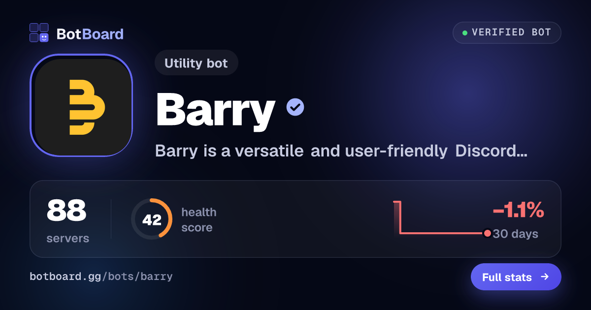 Share card for Barry