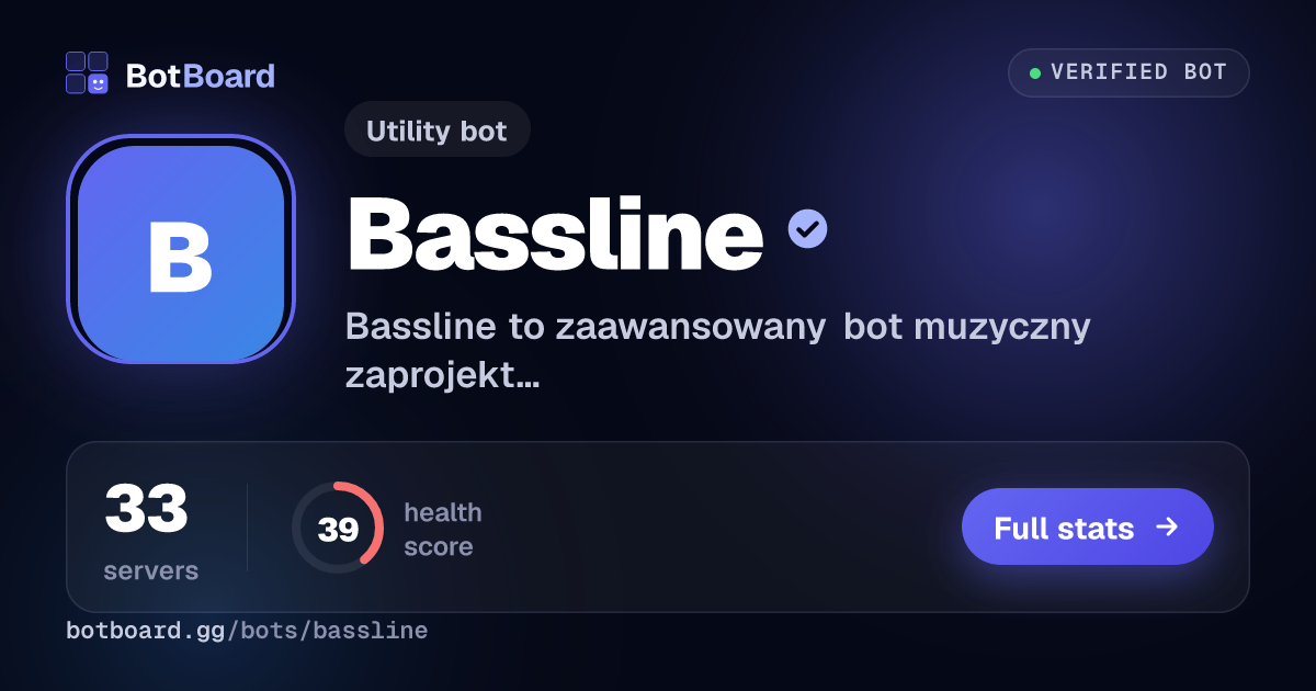 Share card for Bassline