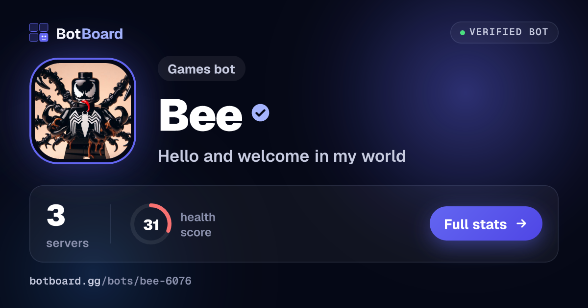 Share card for Bee