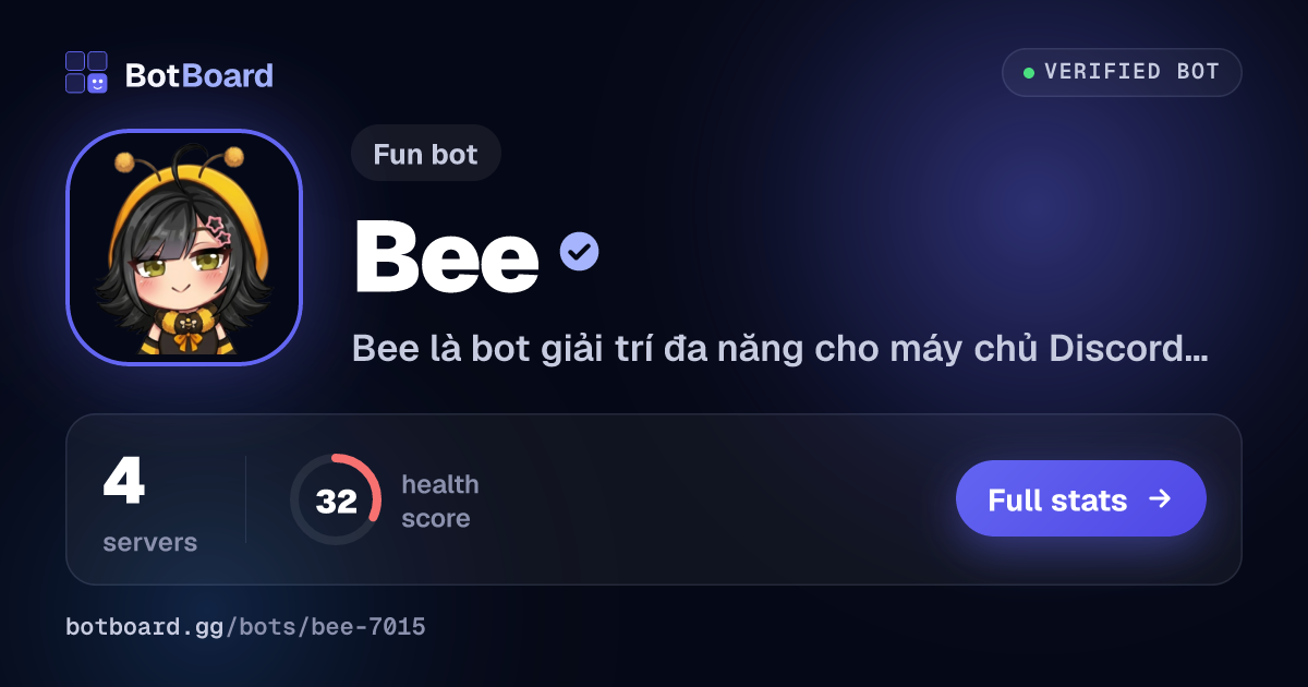 Share card for Bee