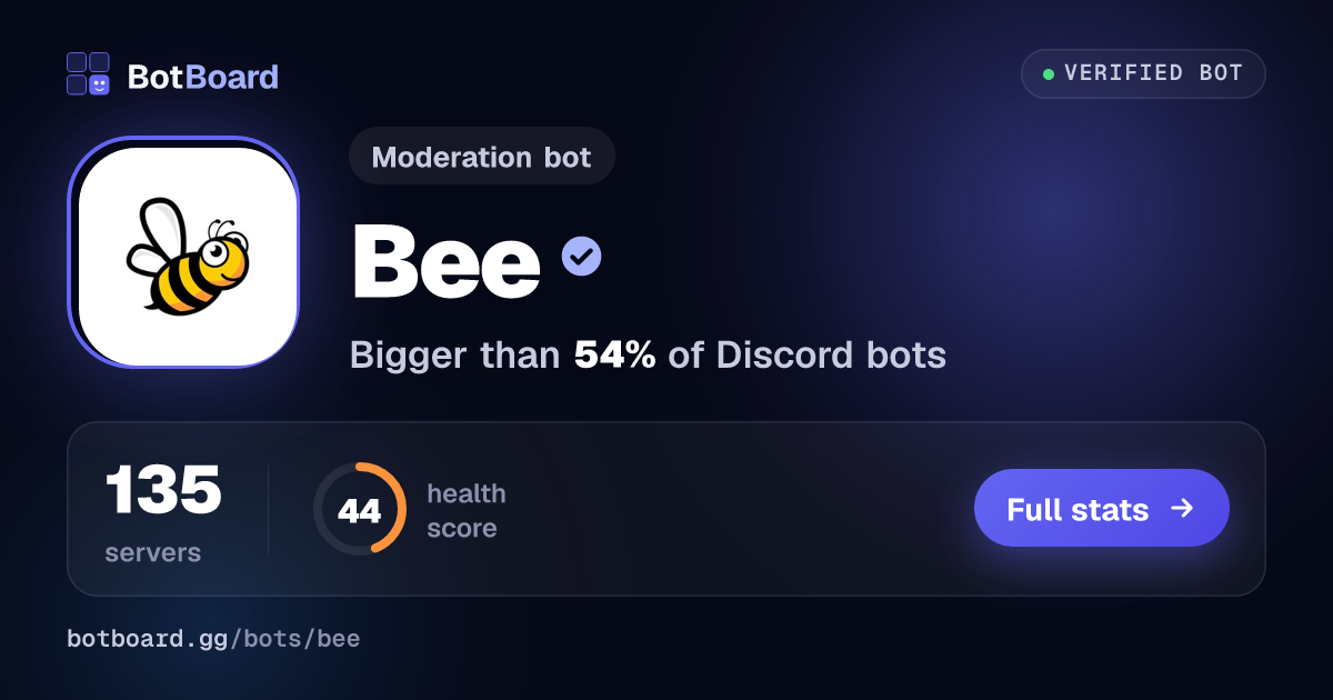 Share card for Bee