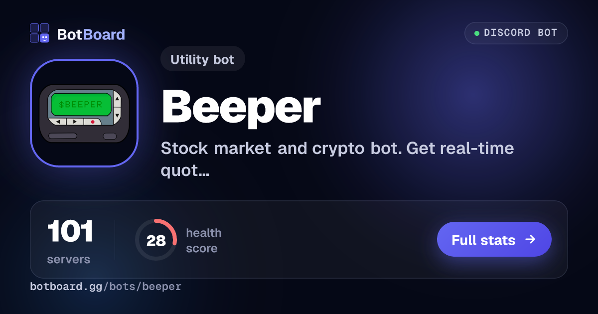 Share card for Beeper