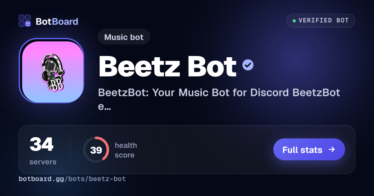 Share card for Beetz Bot