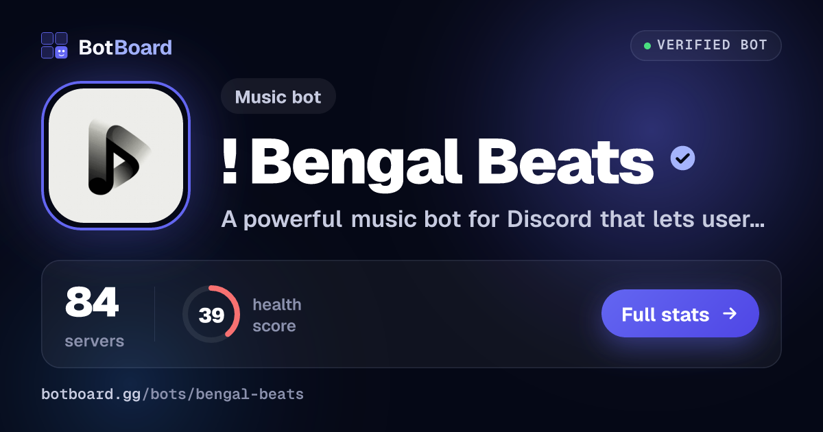 Share card for ! Bengal Beats