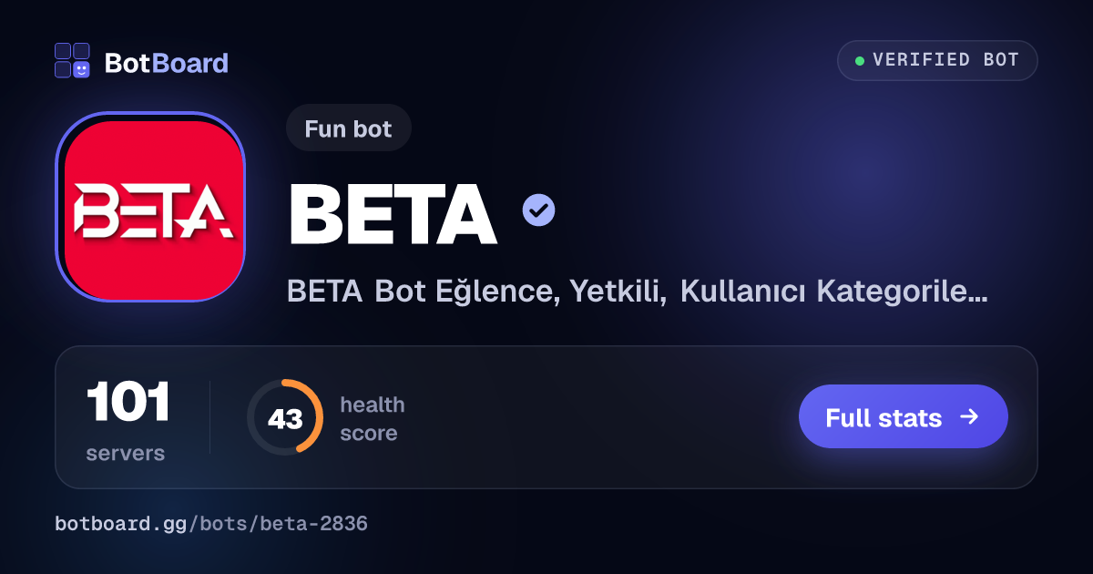 Share card for BETA ®