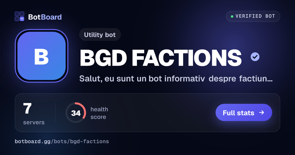 Share card for BGD FACTIONS