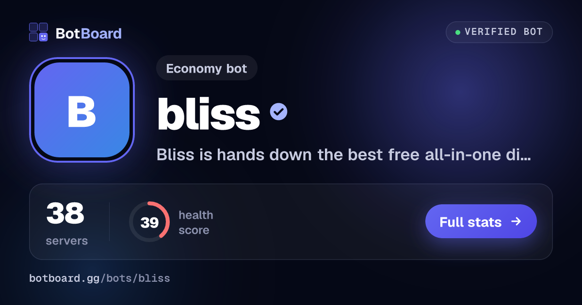 Share card for bliss