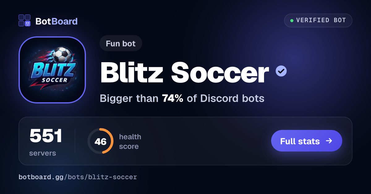 Share card for Blitz Soccer