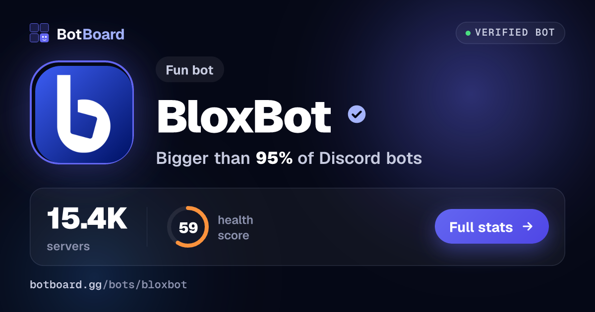 Share card for BloxBot