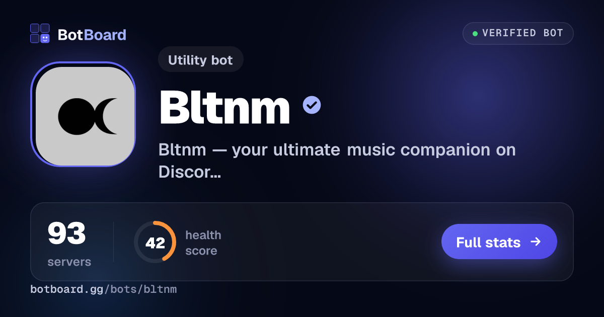 Share card for Bltnm
