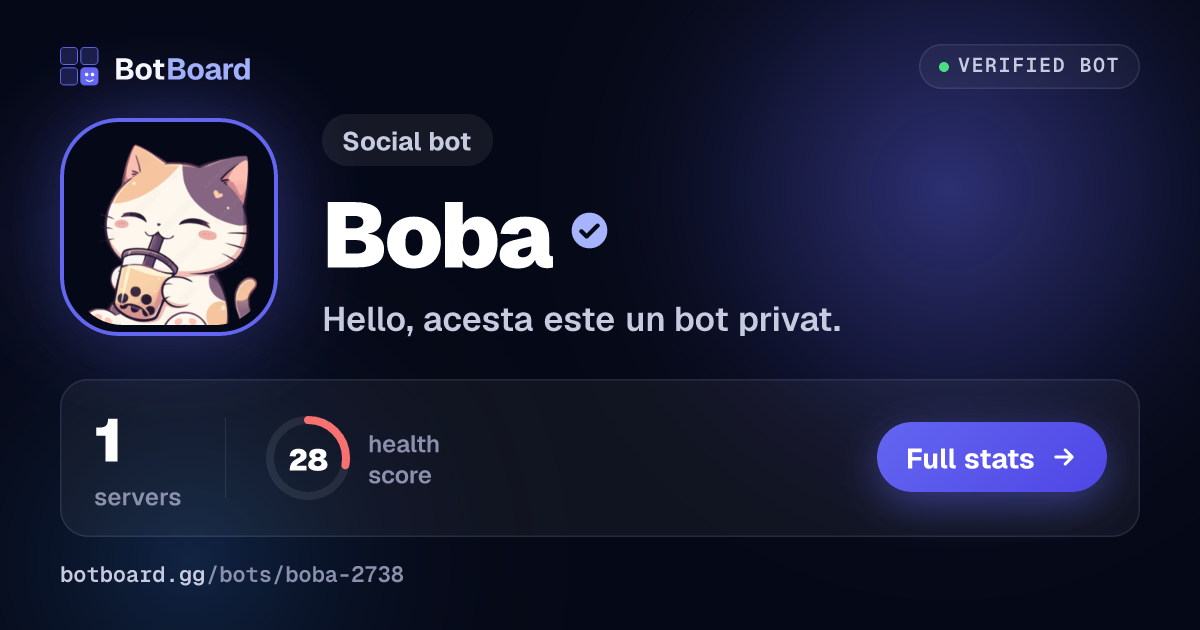 Share card for Boba™