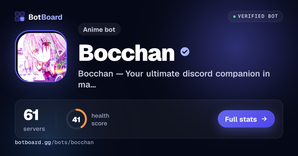 Share card for Bocchan