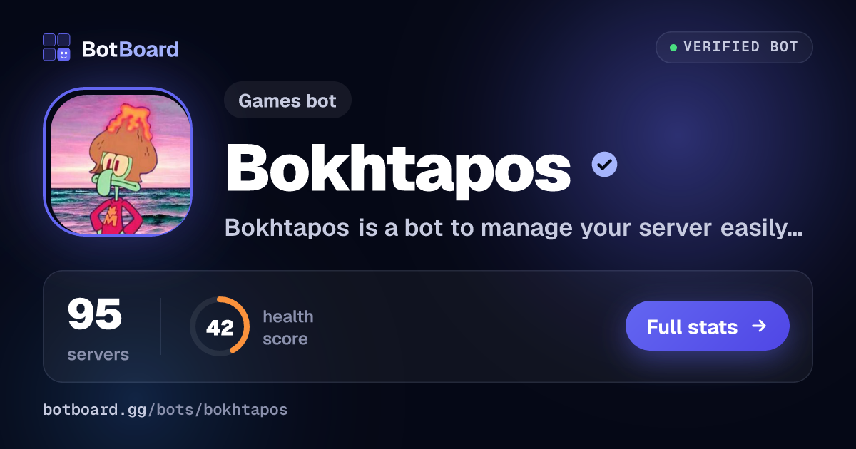 Share card for Bokhtapos