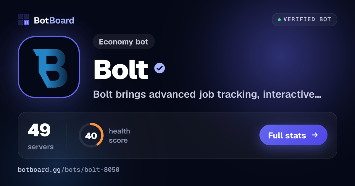 Share card for Bolt