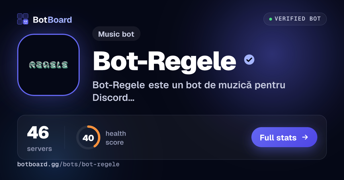 Share card for Bot-Regele