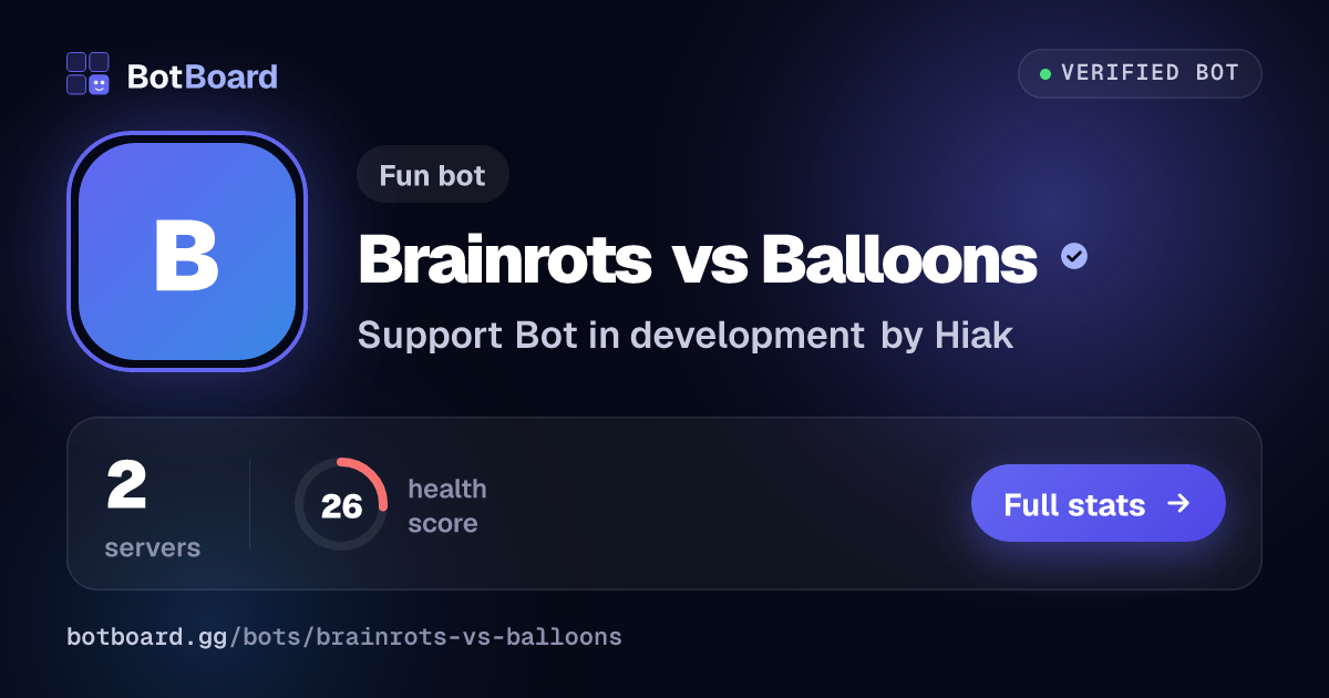 Share card for Brainrots vs Balloons