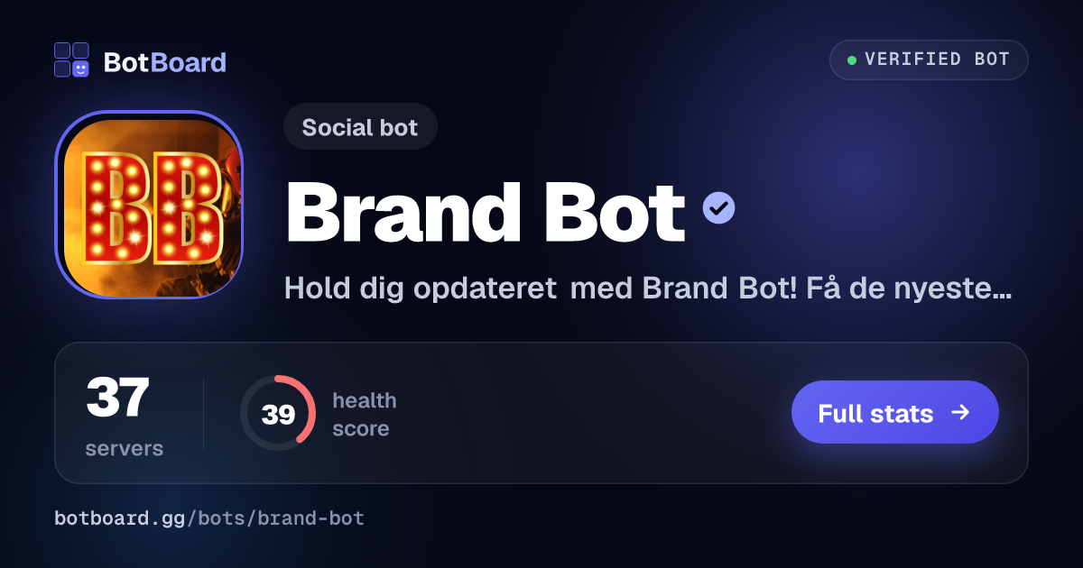 Share card for Brand Bot