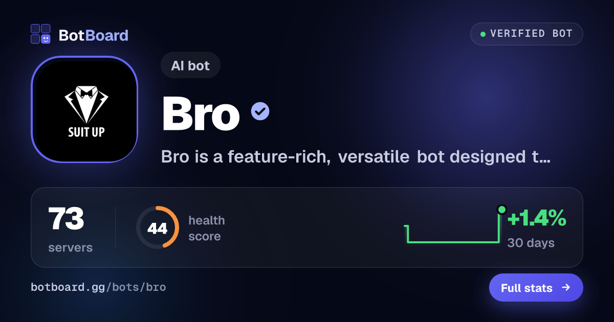 Share card for Bro