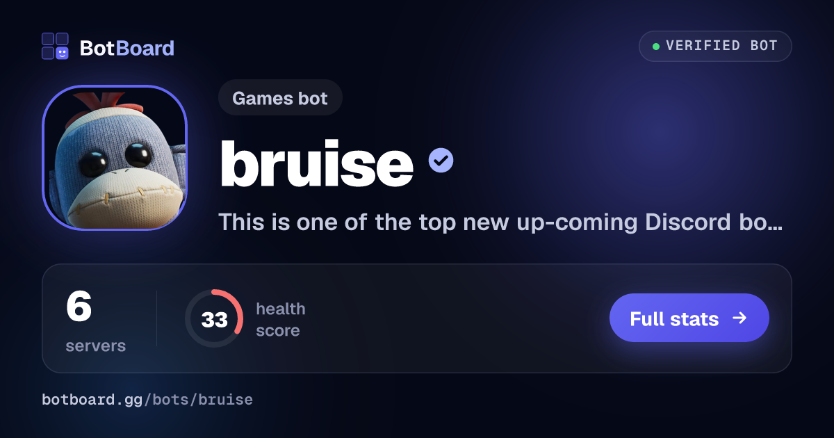 Share card for bruise