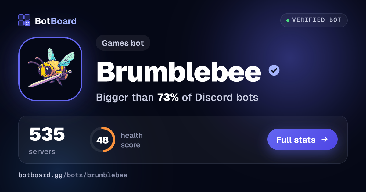 Share card for Brumblebee