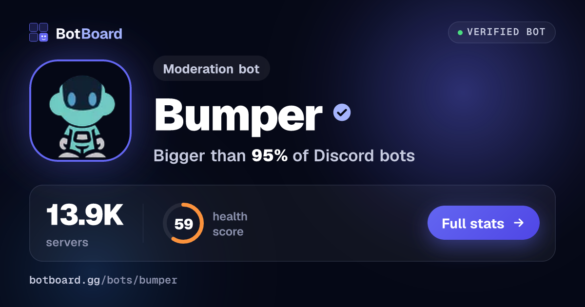 Share card for Bumper