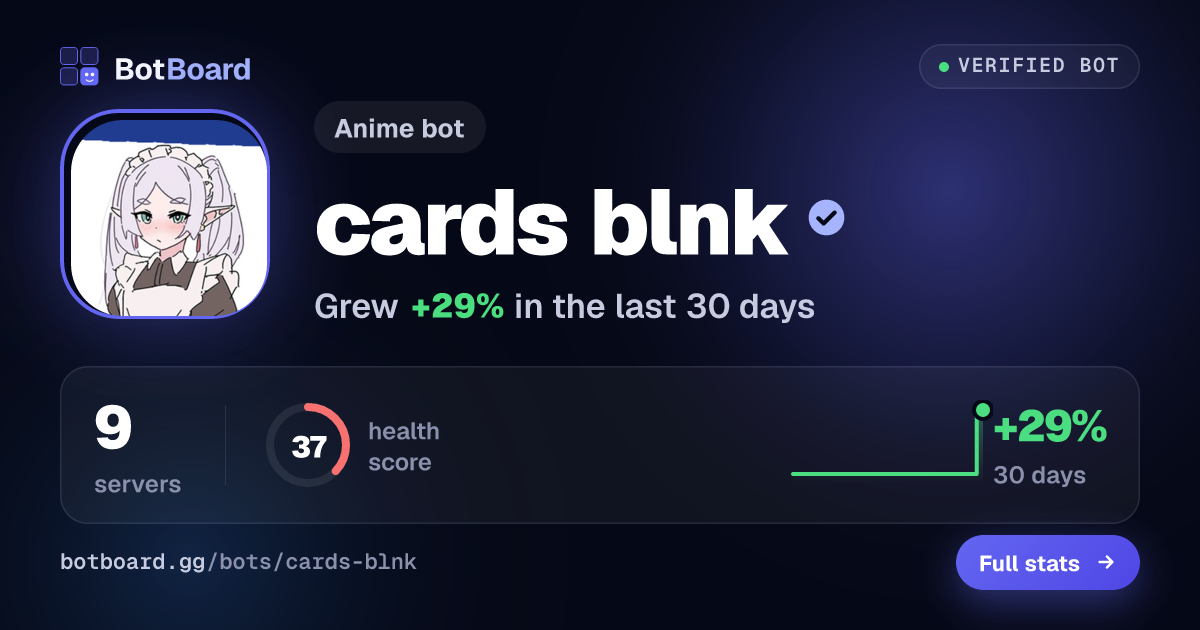 Share card for cards blnk