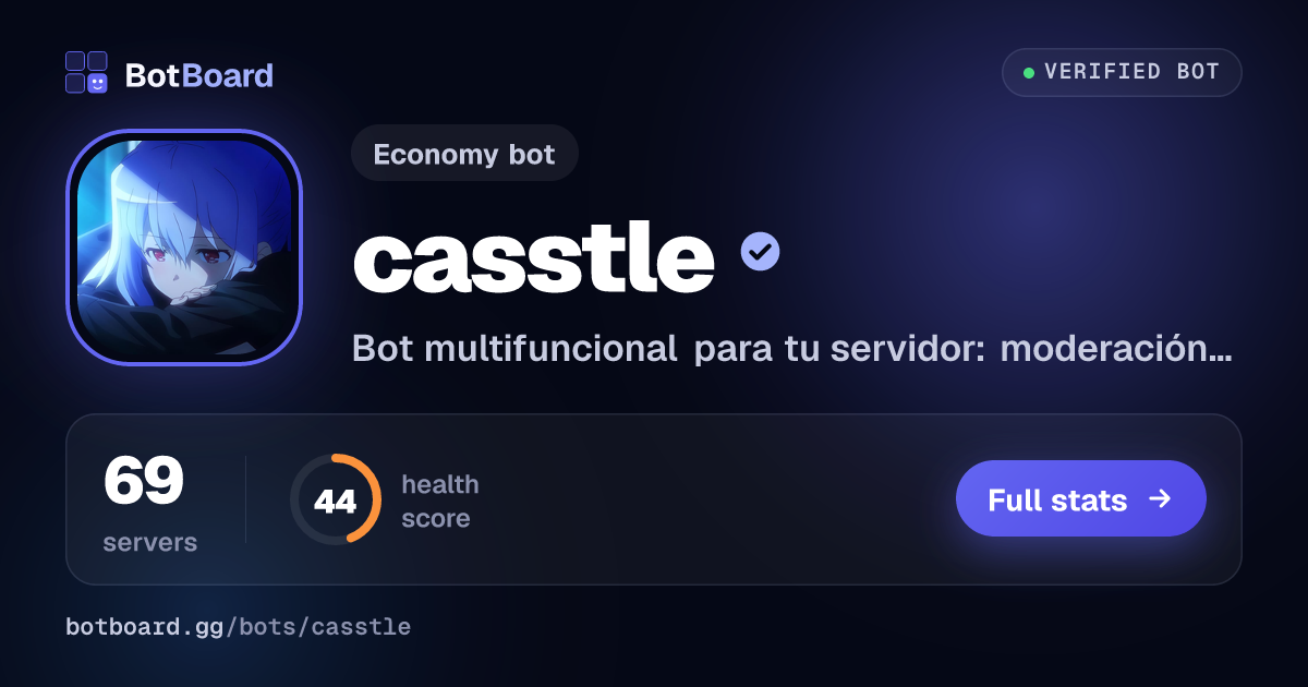 Share card for casstle