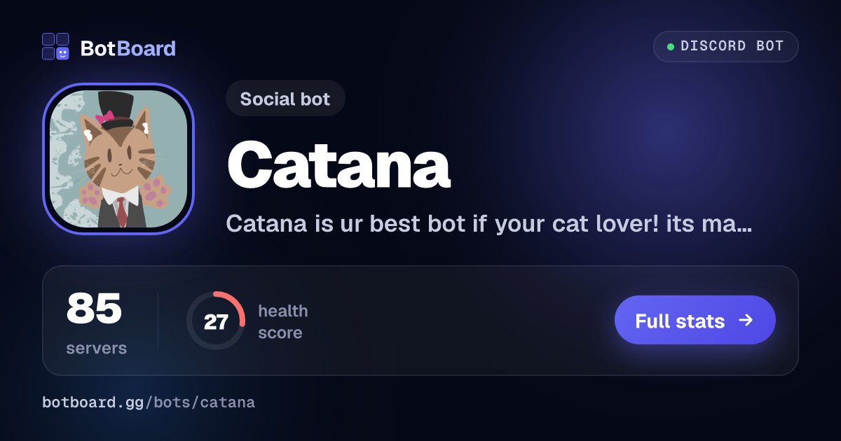 Share card for Catana