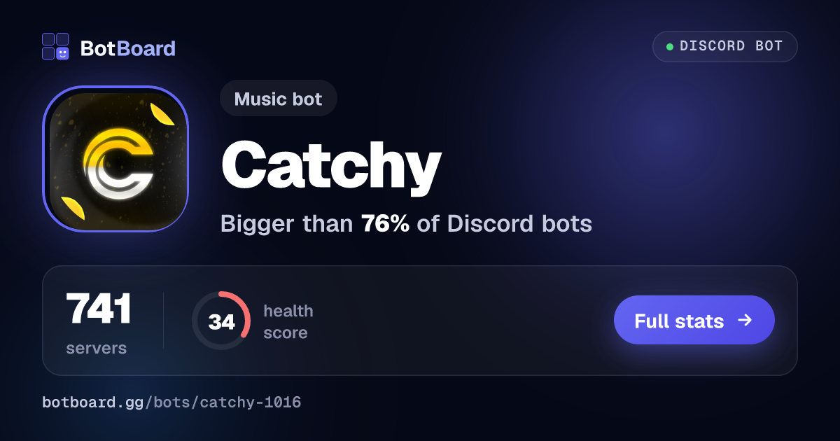 Share card for Catchy