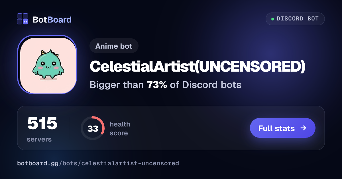 Share card for CelestialArtist(UNCENSORED)