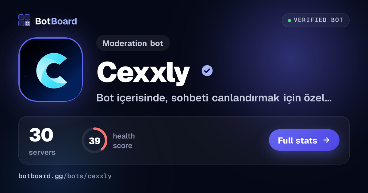 Share card for Cexxly