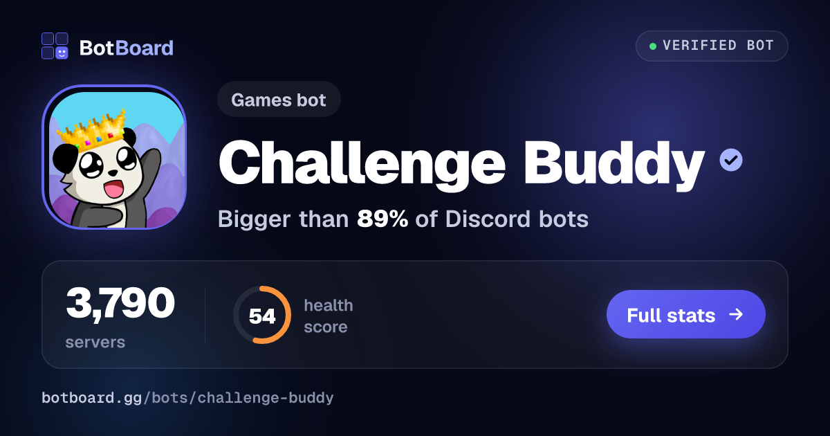 Share card for Challenge Buddy