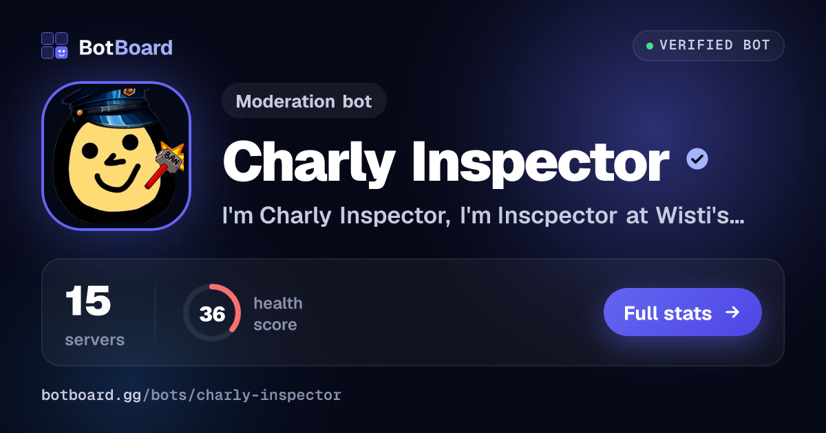 Share card for Charly Inspector