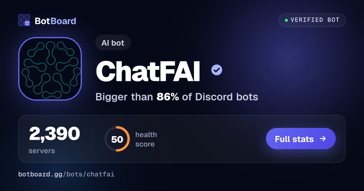 Share card for ChatFAI