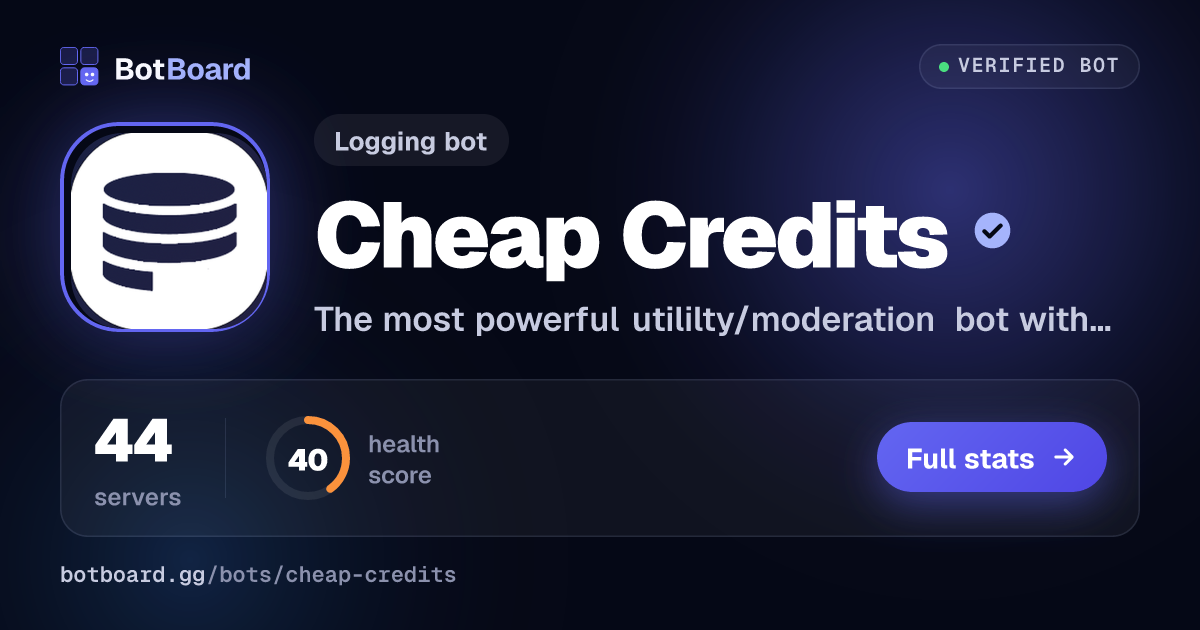 Share card for Cheap Credits