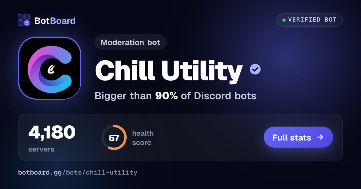 Share card for Chill Utility