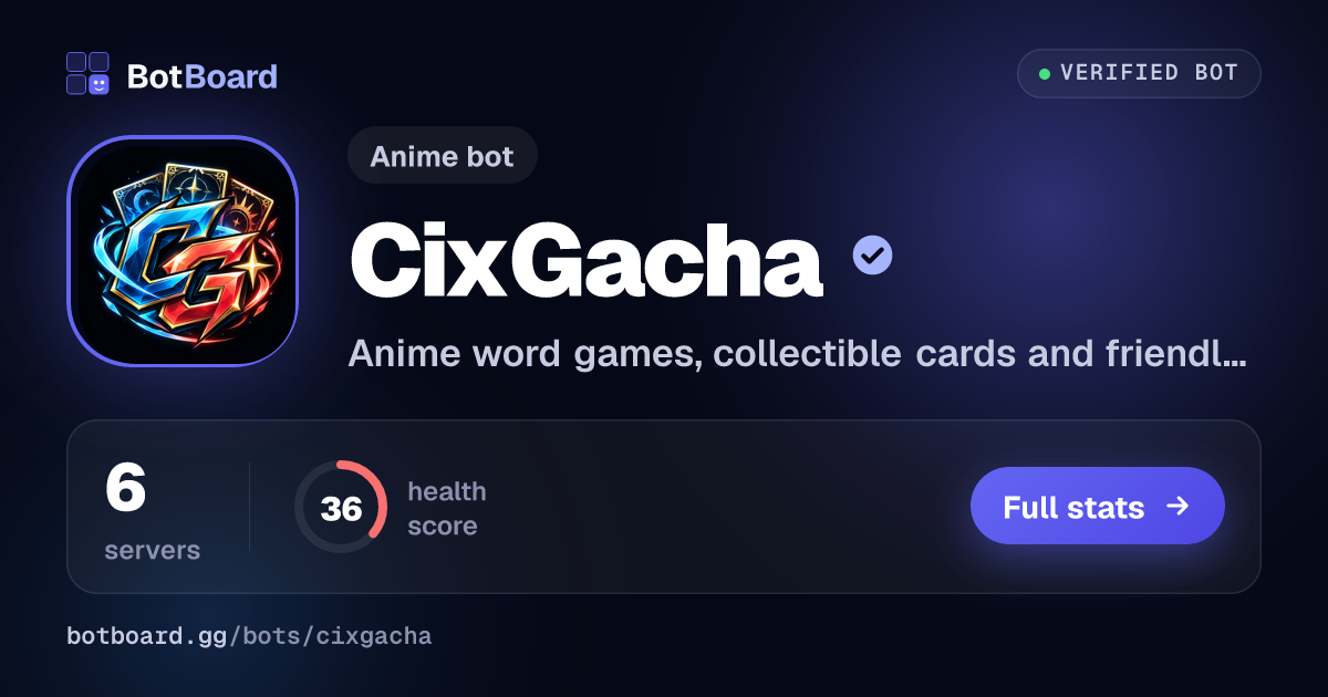 Share card for CixGacha