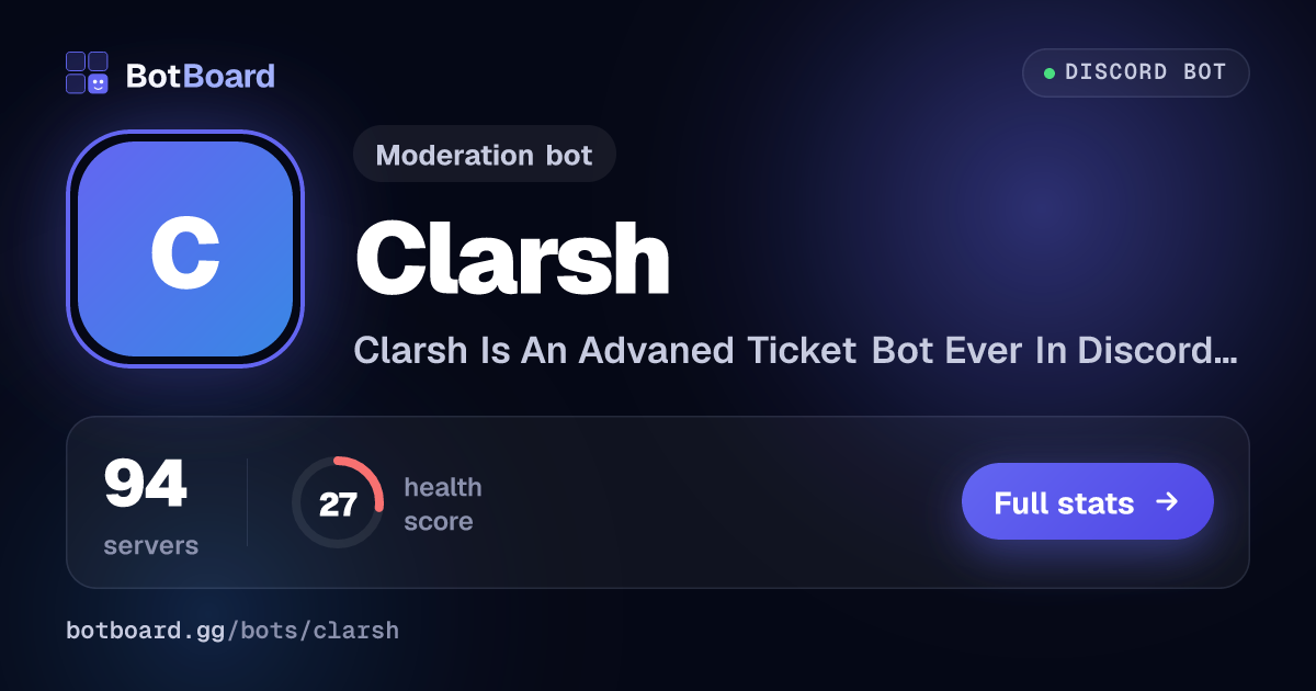 Share card for Clarsh