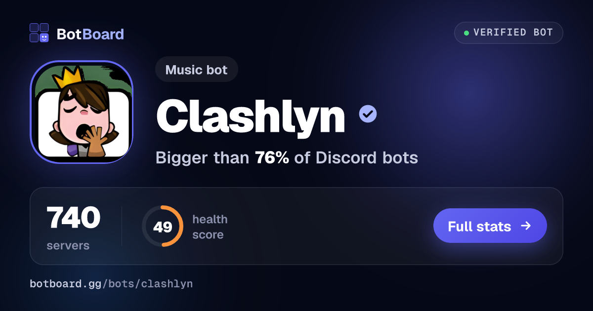 Share card for Clashlyn