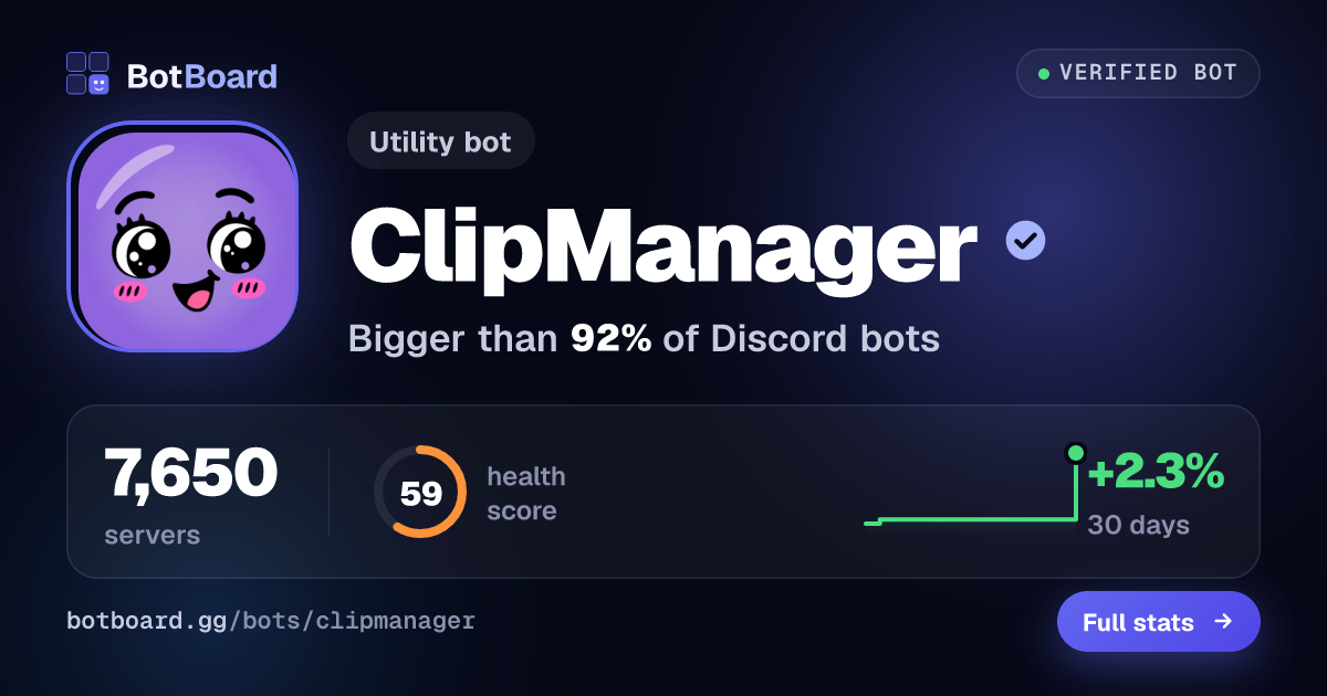 Share card for ClipManager