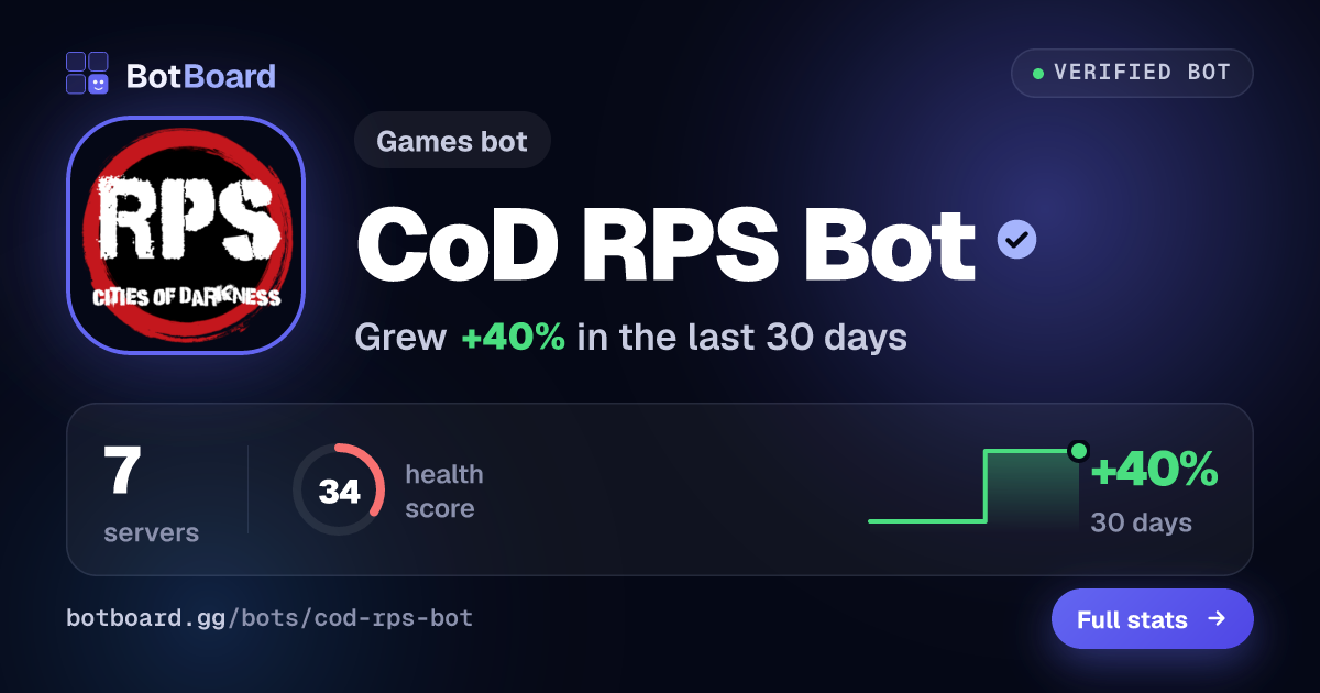 Share card for CoD RPS Bot