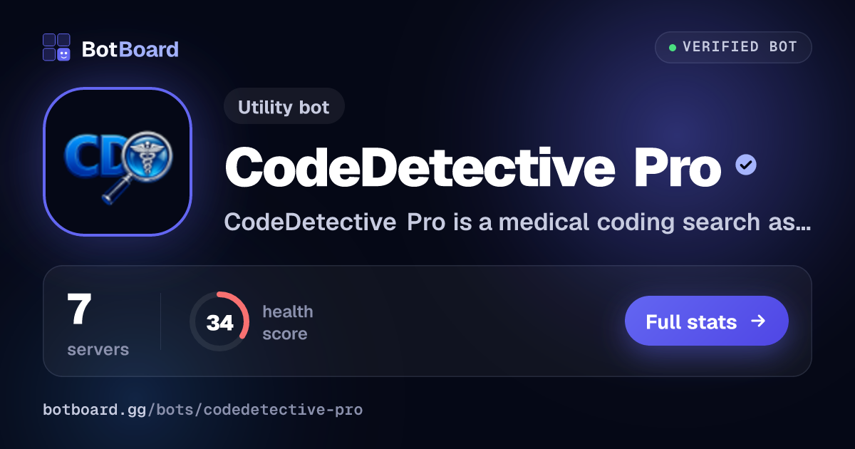Share card for CodeDetective Pro