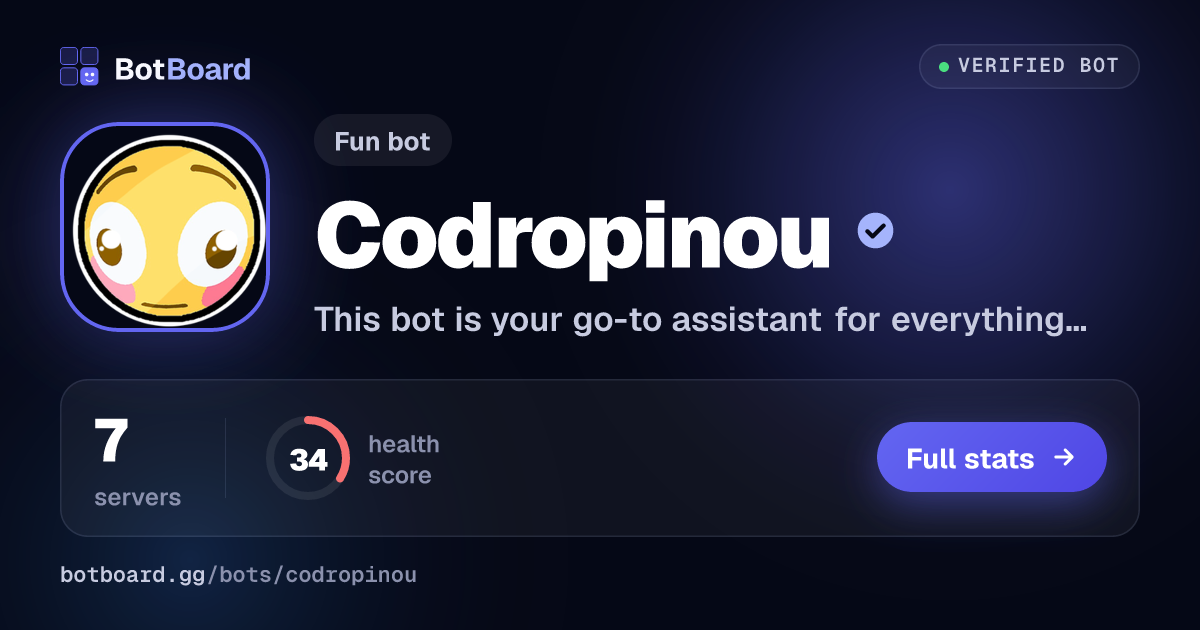 Share card for Codropinou